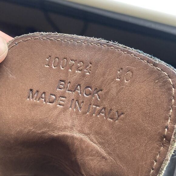 Mens Size 10 Gordon Rush Leather Dress Boots Brown/Black Oxford Wingtip Ankle - Picture 10 of 10